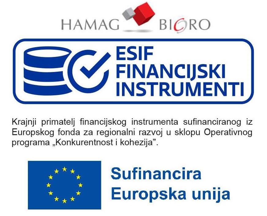 Logo EU fondova koji su financirali projekte